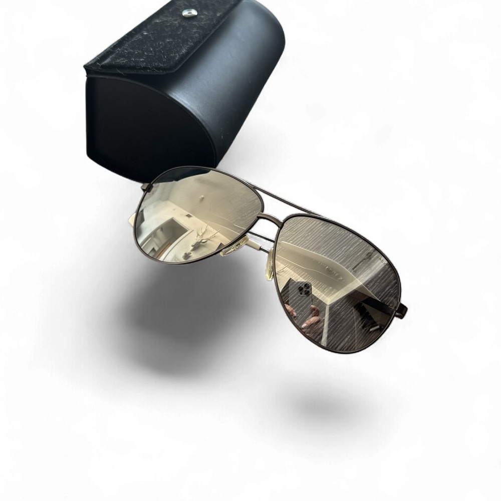 Marc Jacobs Silver Mirror Aviator Sunglasses